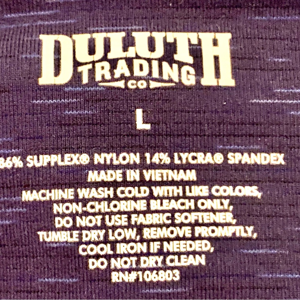 Duluth Trading Co Eggplant Purple Capri Yoga Pant Size Large - Picture 2 of 6